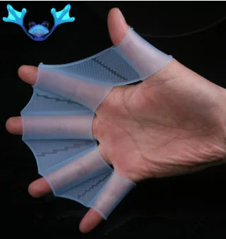 1 пара силиконовых поясов Унисекс Лягушачьего типа для плавания, ласты, перчатки с перепонками для пальцев