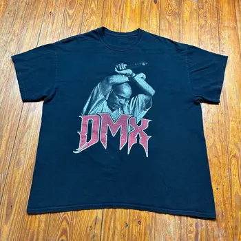 Dmx Рубашка Adult Extra Large Xl Ruff Ryders Рэп Хип-Хоп Черный