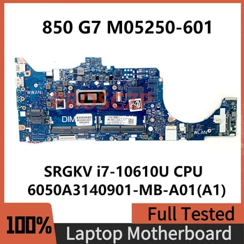M05250-601 M05250-501 M05250-001 Для HP 850 G7 Материнская плата ноутбука 6050A3140901-MB-A01 (A1) С процессором SRGKV I7-10610U 100% Протестирована НОРМАЛЬНО