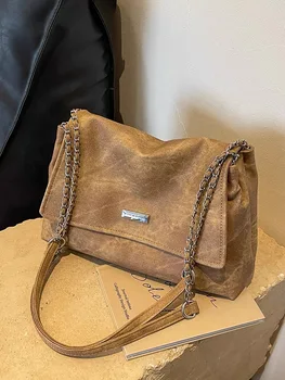 Женская легкая роскошная простая сумка через плечо, рюкзак в новейшем зимнем стиле