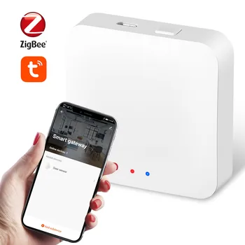 Многорежимный Беспроводной Bluetooth-шлюз Tuya ZigBee 3.0 Gateway Smart Life APP Remote Control Работает с Alexa Google Home