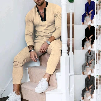 Мужская весенне-осенняя новая модная футболка с круглым вырезом и эластичным поясом, мужская повседневная модная спортивная одежда
