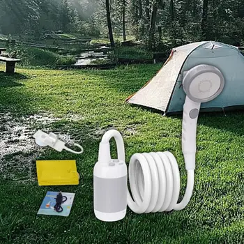 Портативный душ, перезаряжаемый через USB, походный душ для пеших прогулок, купания, садоводства